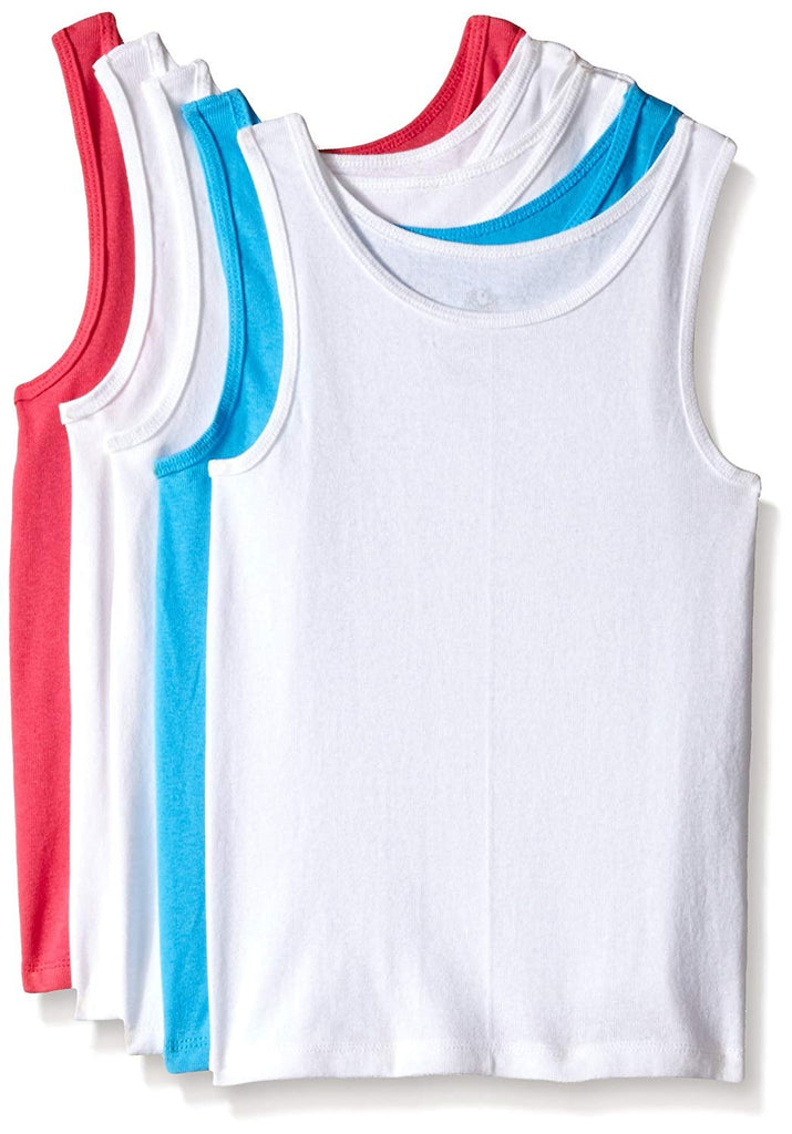 Fruit of the Loom Big Girls'  Assorted Tank (Pack of 5)