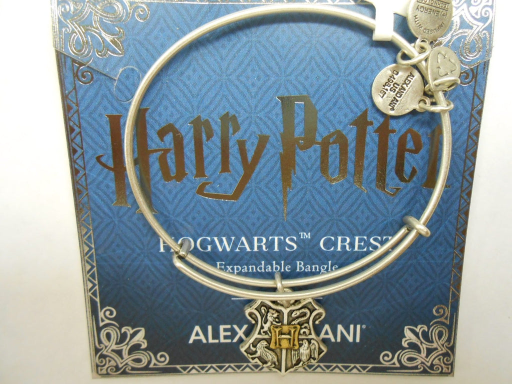 Alex and Ani Womens Harry Potter Hogwarts Two-Tone Bangle