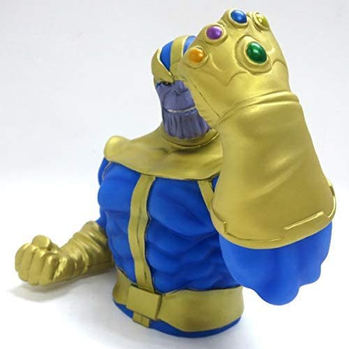 Marvel Thanos PVC Bust Bank,Multi-colored,4"