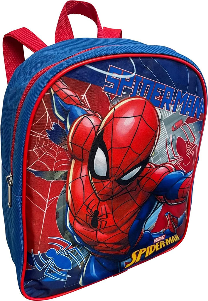 Spider-Man Toddle Boy 12 Inch Mini Backpack (Blue-Red)