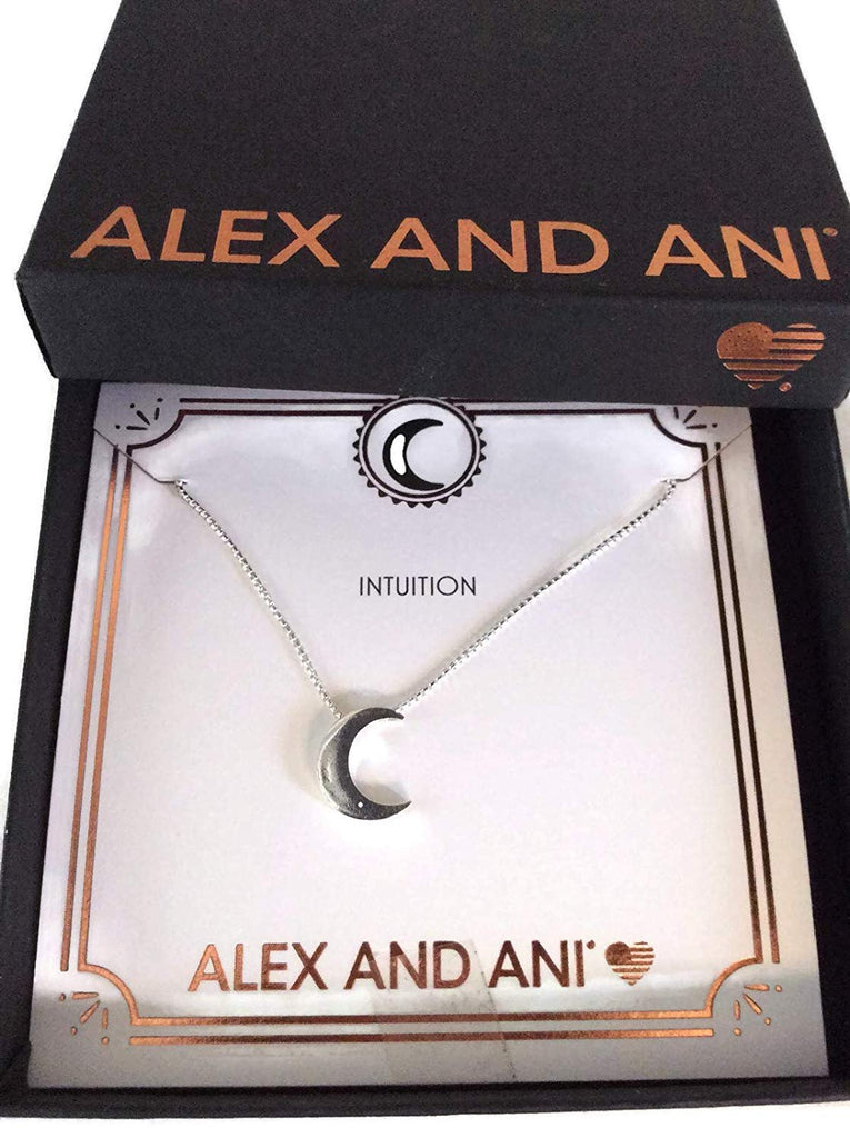 Alex and Ani Women's 18" Moon Adjustable Necklace