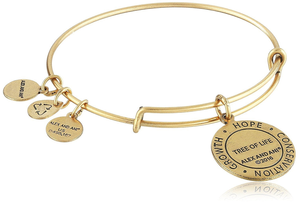 Alex and Ani Tree of Life III Expandable Rafaelian Bangle Bracelet