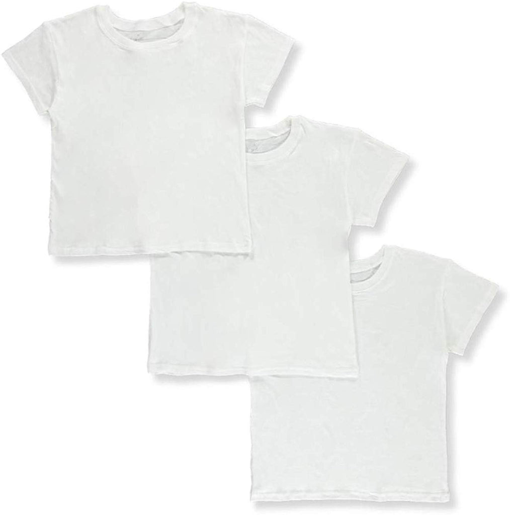 HEAD Toddler Boys White Crew Neck Tee 6-Pack - Sizes 2T,3T,4T