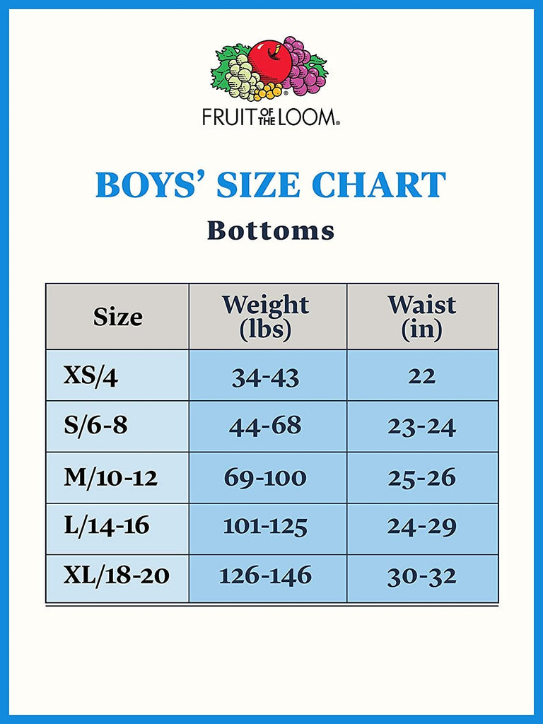 Fruit of the Loom Boys Cotton Brief (Multipack)