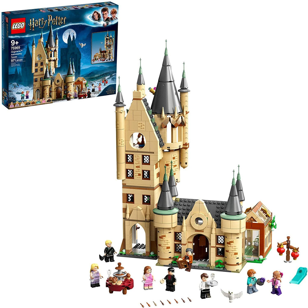 LEGO Harry Potter Hogwarts Astronomy Tower 75969; Great Gift for Kids Who Love Castles, Magical Action Minifigures and Harry Potter and The Half Blood Prince Toys (971 Pieces)