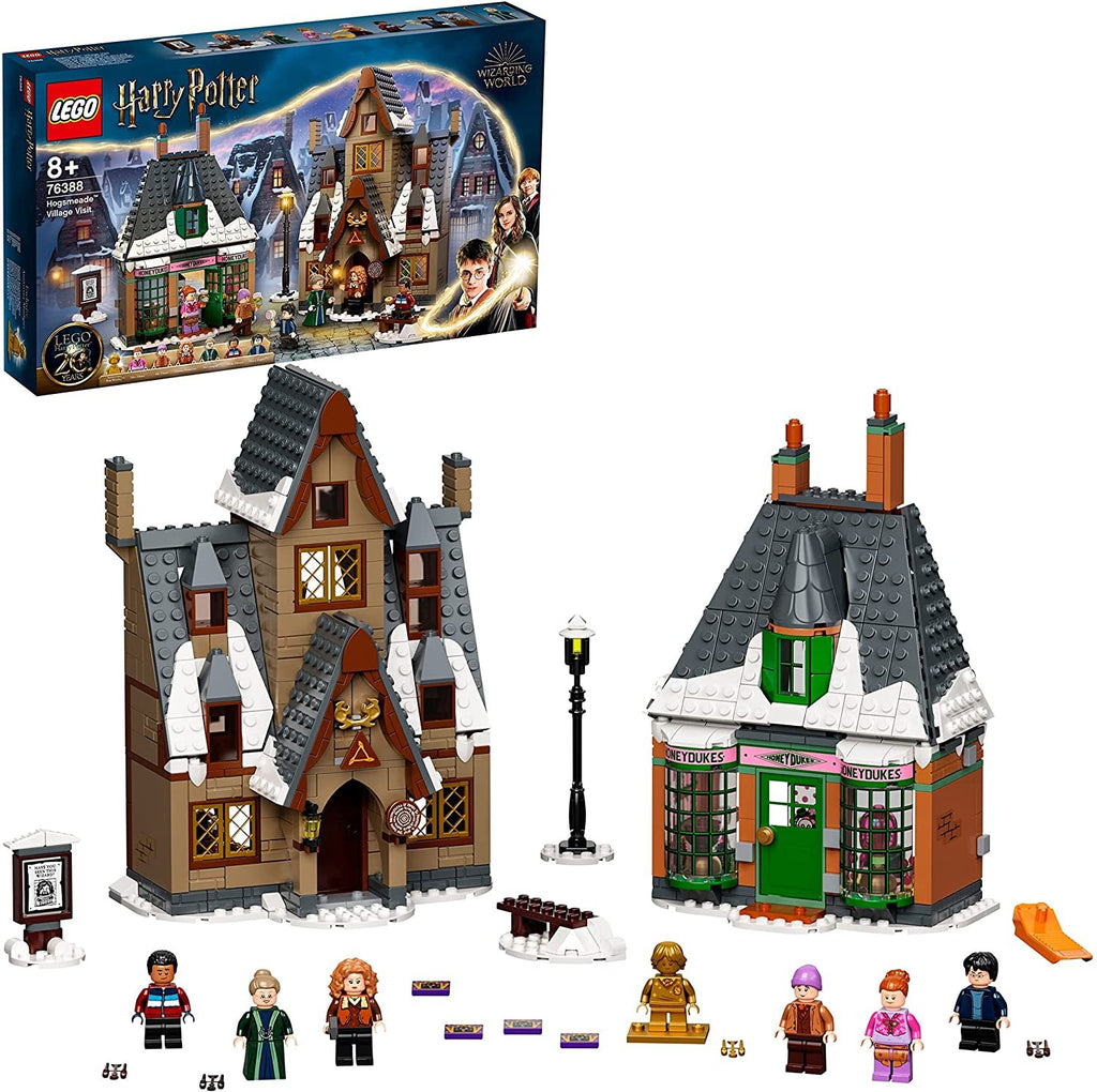 LEGO 76388 Harry Potter Hogsmeade Village Visit 20th Anniversary Set with Collectible Golden Minifigure