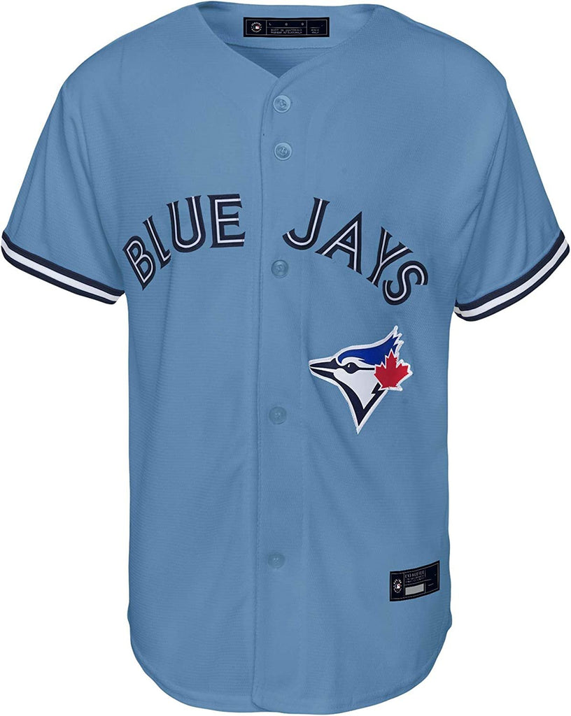 Outerstuff Toronto Blue Jays Blank Light Blue Kids Youth 4-20 Alternate Team Jersey