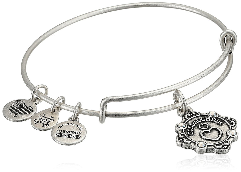 Alex and Ani Women's Because I Love You Goddaughter II Bangle