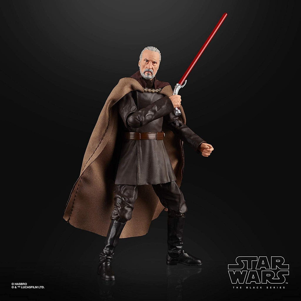 STAR WARS The Black Seriescount Dooku Toy 6" Scale Attack of The Clones Collectible Figure