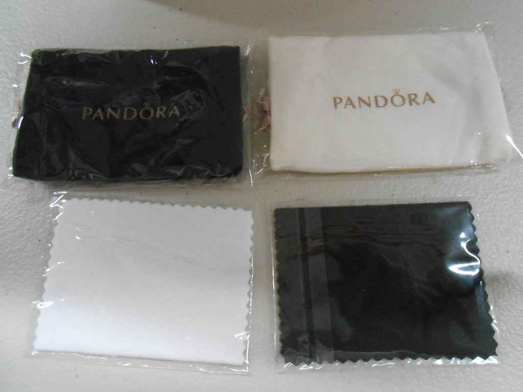 PANDORA CARE KIT Key Chain + Brush+2 Polishing Cloths+2 Pouches +Care Guide NEW