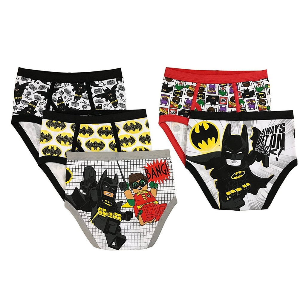 LEGO Boys' Batman 5-Pack Brief