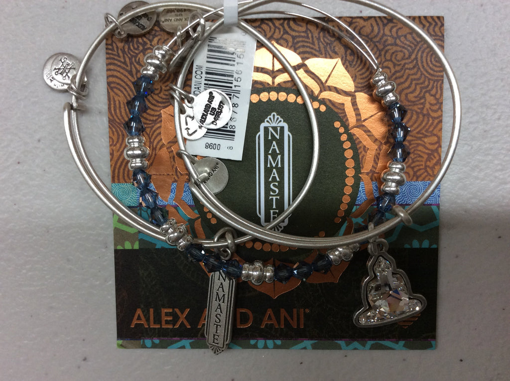 Alex and Ani Womens Crystal Infusion Namaste Set of 3