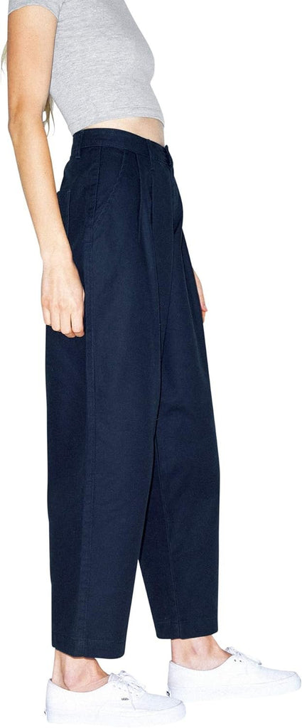 American Apparel Women's Twill Pleated Pant