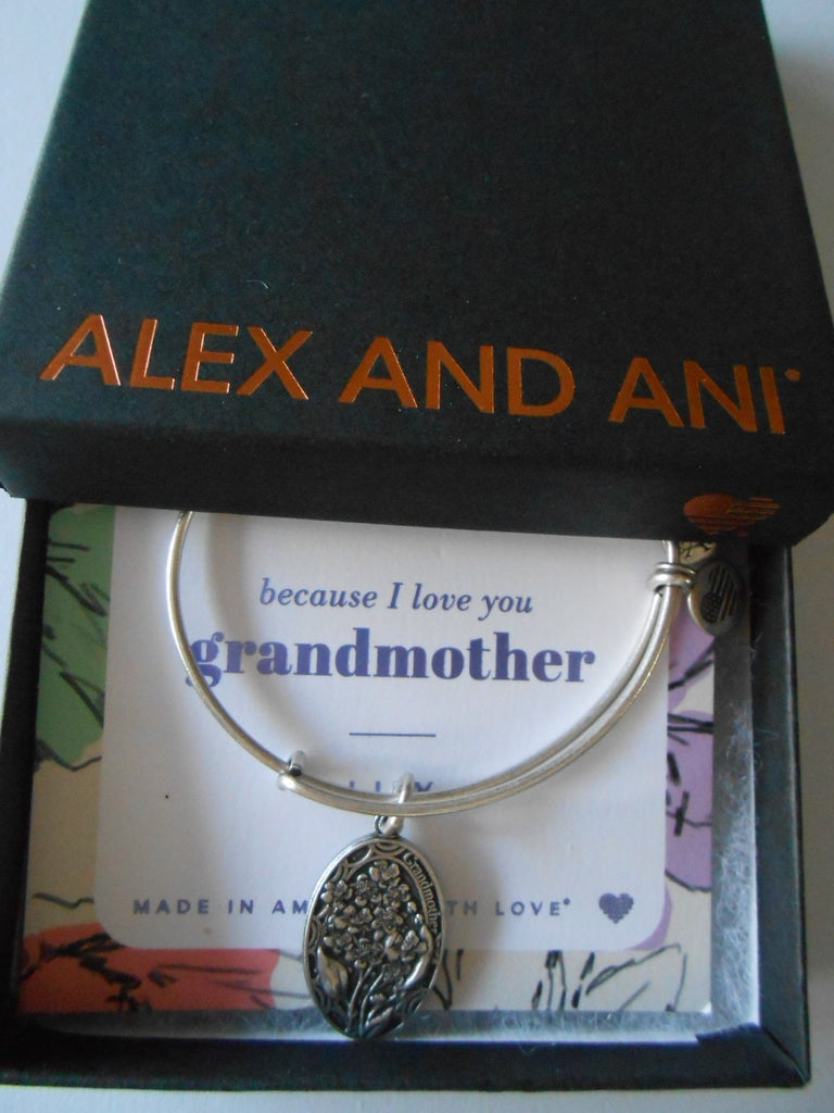 Alex and Ani Because I Love You, Grandmother II Expandable Bangle Bracelet