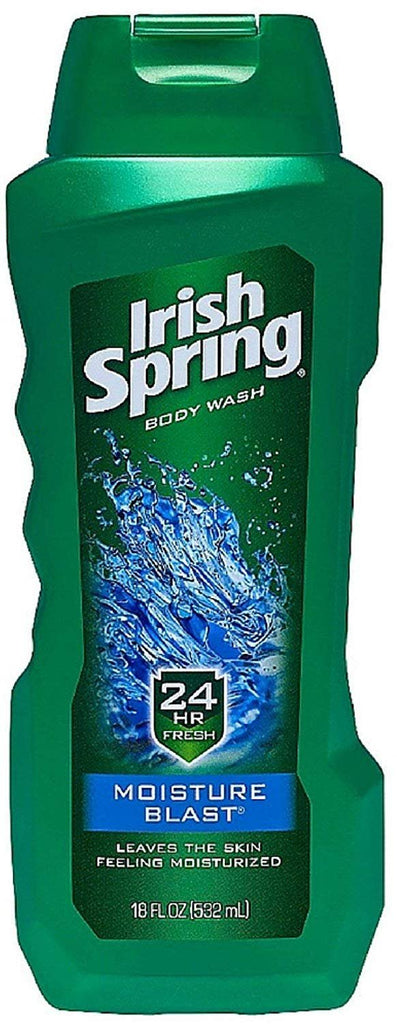 Irish Spring Body Wash - Moisture Blast, 18 Ounces each (Value Pack of 7)