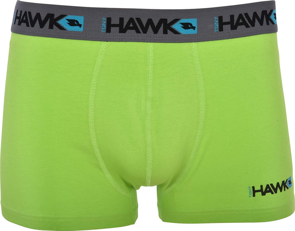 Tony Hawk Men's Boxer Briefs 8-PK Short Leg Trunk Athletic Cotton Stretch No Fly