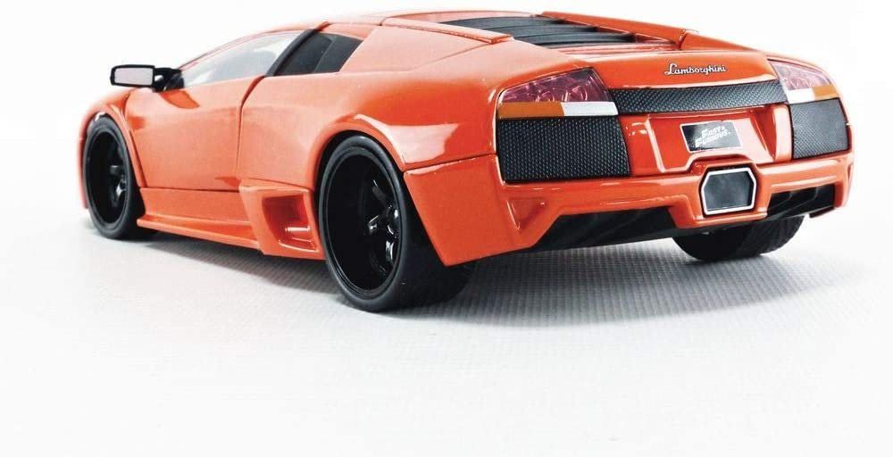 Fast & Furious 1:24 Roman's Lamborghini Murcielago, Orange, Die-cast Car, Toys for Kids and Adults