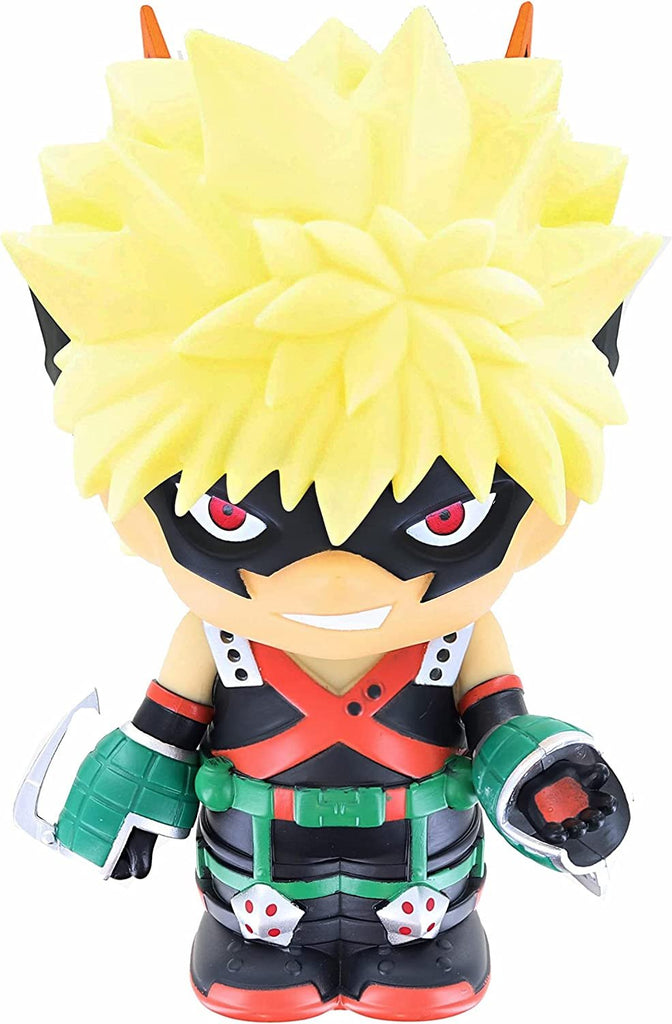 M H A Bakugo Anime Animation Character 3D Figural Bust PVC Coin Bank Figure Piggy Bank