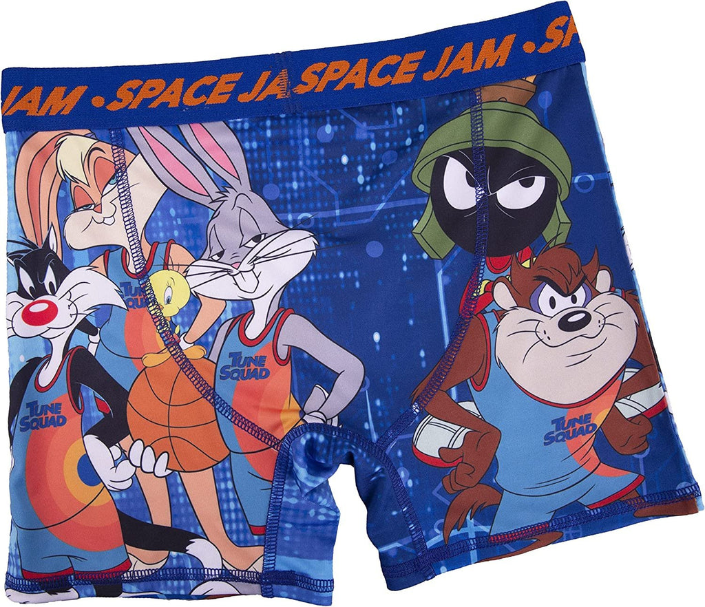 Handcraft Space Jam 4-Pack Athletic Boxer Briefs Spandex Looney Tunes Underwear 8 Assorted