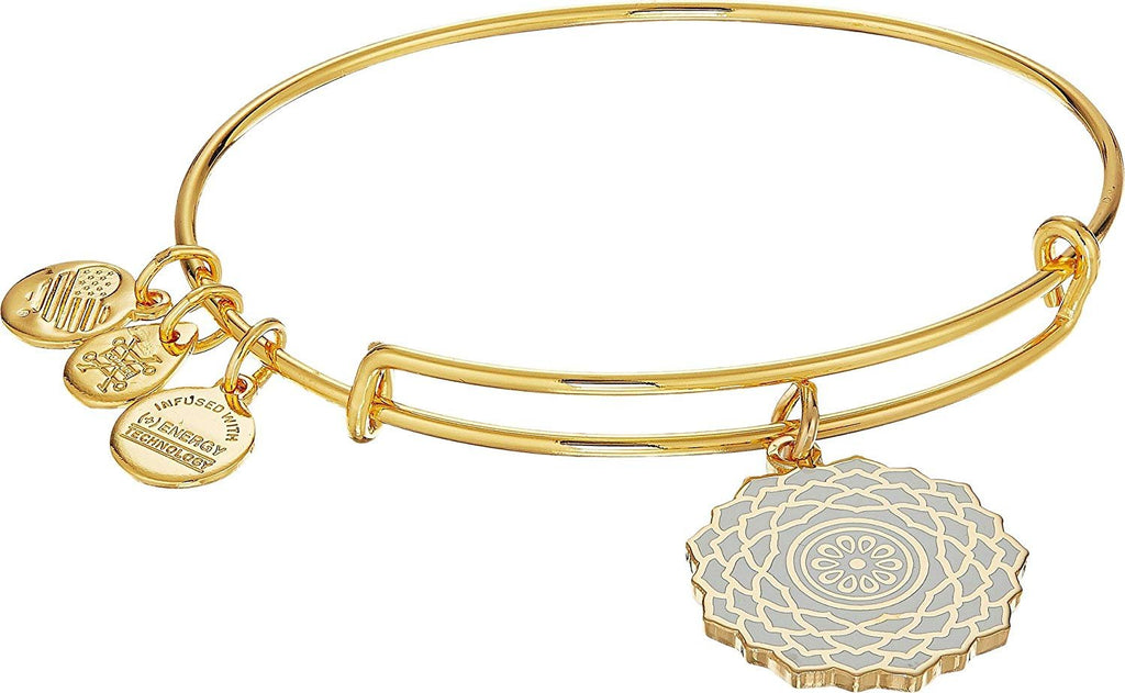 Alex and Ani Womens The Crown Chakra Bangle