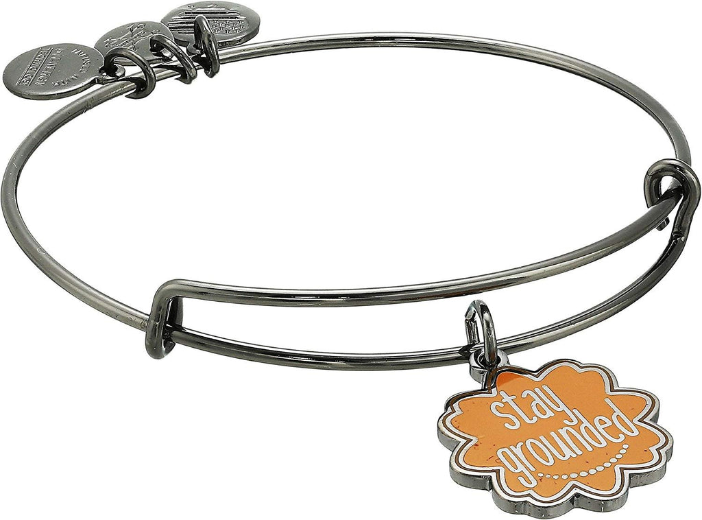 Alex and Ani Womens Words are Powerful Stay Grounded Bangle