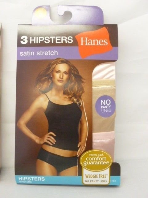 HANES 6-pack LADIES SEAMLESS BOY SHORTS/ BIKINIS/ HIPSTERS Sizes 5-9