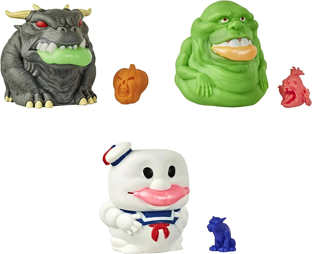 Ghostbusters Ecto-Plasm Ghost Gushers 3-Pack Collectible Squeezable Figures with Ecto-Plasm and Mystery Mini Figures for Kids Ages 4 and Up (Amazon Exclusive)