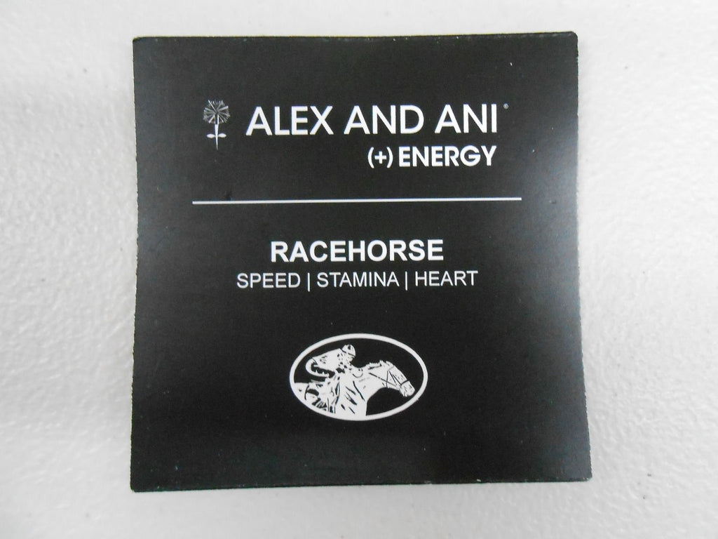 Alex and Ani Women's Racehorse Charm Bangle Rafaelian Silver Finish