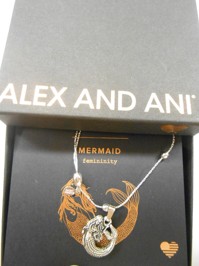 Alex and Ani Womens Seaside Mermaid II Expandable Necklace