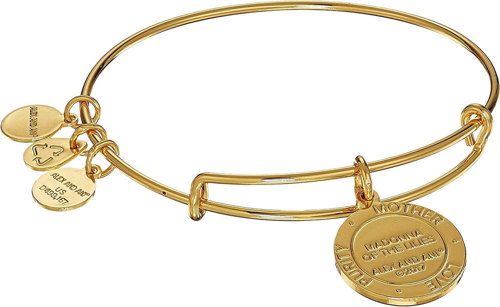 Alex and Ani Womens Holy Ones, Madonna of The Lilies Bracelet