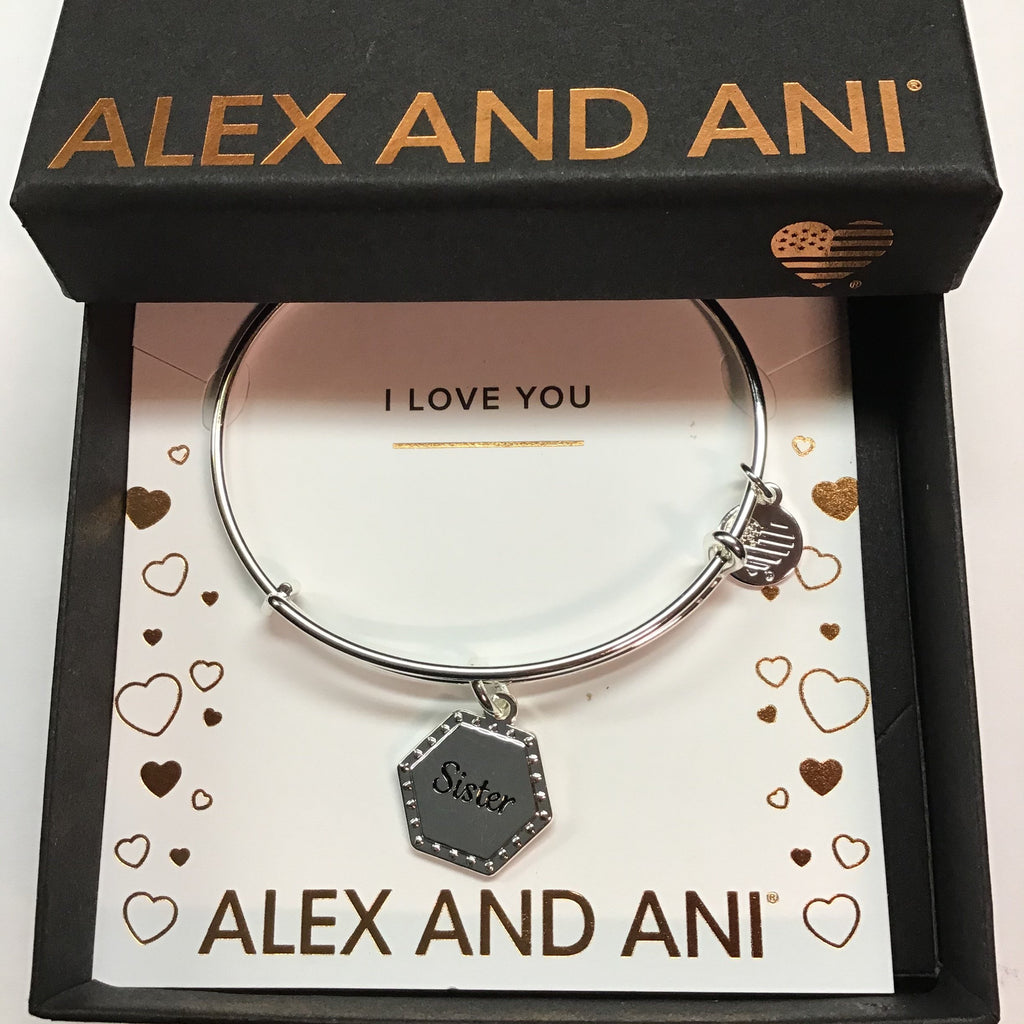 Alex and Ani Because I Love You Sister IV EWB, SAS