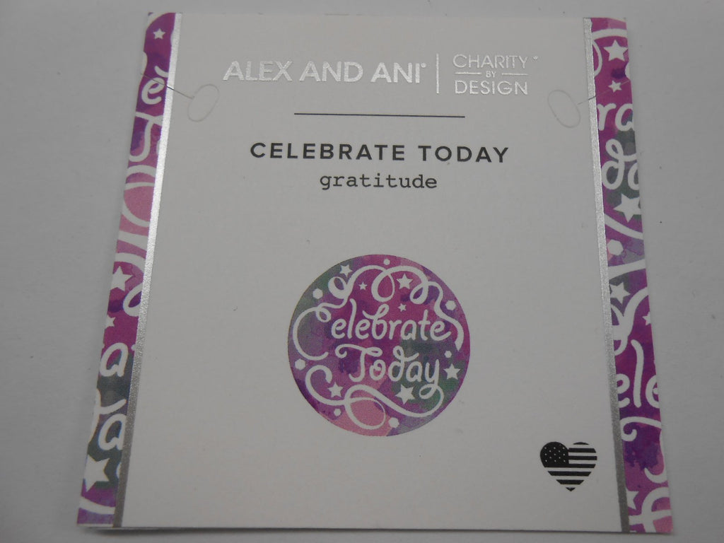 Alex and Ani Womens Charity by Design Celebrate Today - American Cancer Society Bracelet