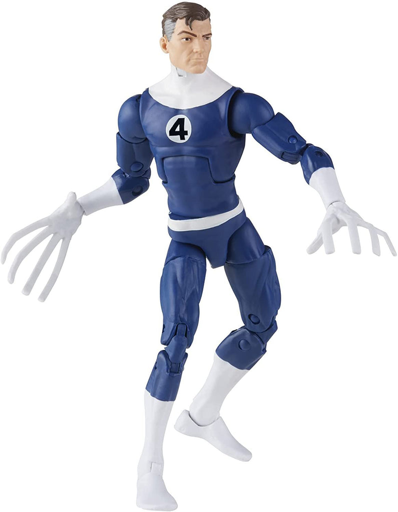 Hasbro Marvel Legends Series Retro Fantastic Four Mr. Fantastic 6-inch Action Figure Toy, Includes 4 Accessories