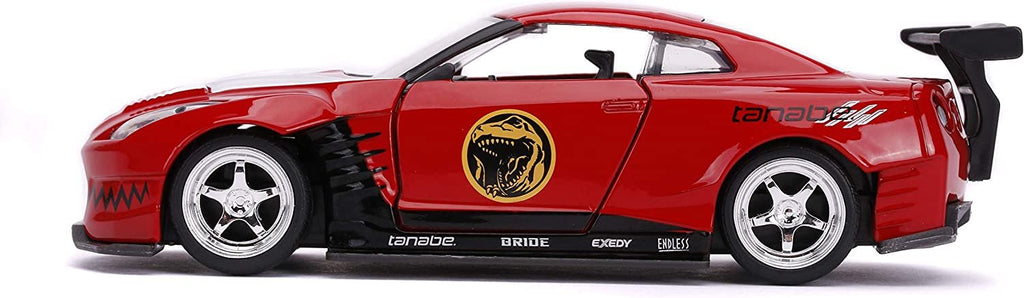 Jada Toys Power Rangers 1:32 Red Ranger 2009 Nissan GT-R R35 Ben Sopra  Die-cast Cars, Toys for Kids and Adults