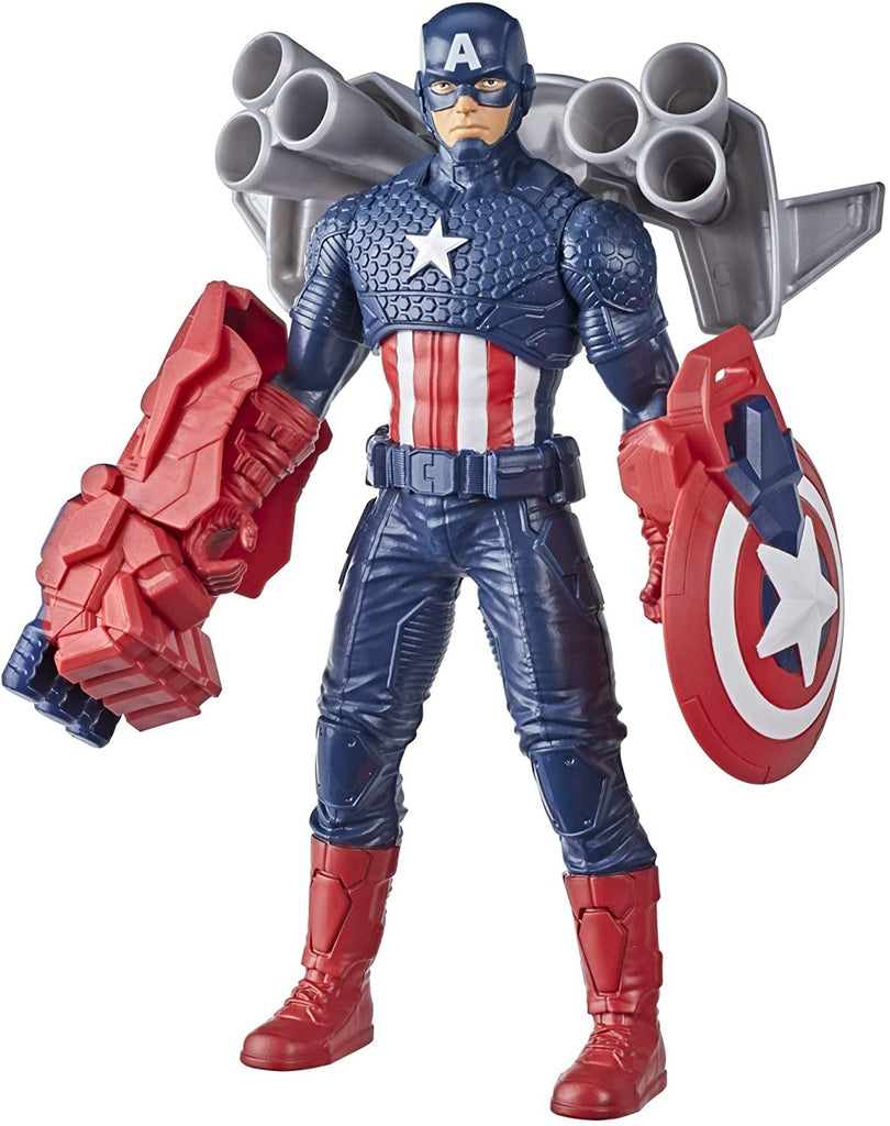 Hasbro Marvel Captain America Toy 9.5-inch Action Super Heroes Figure and Gear