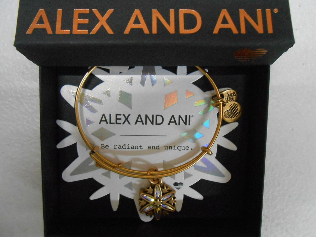 Alex and Ani Womens Limited Edition Snowflake Bangle