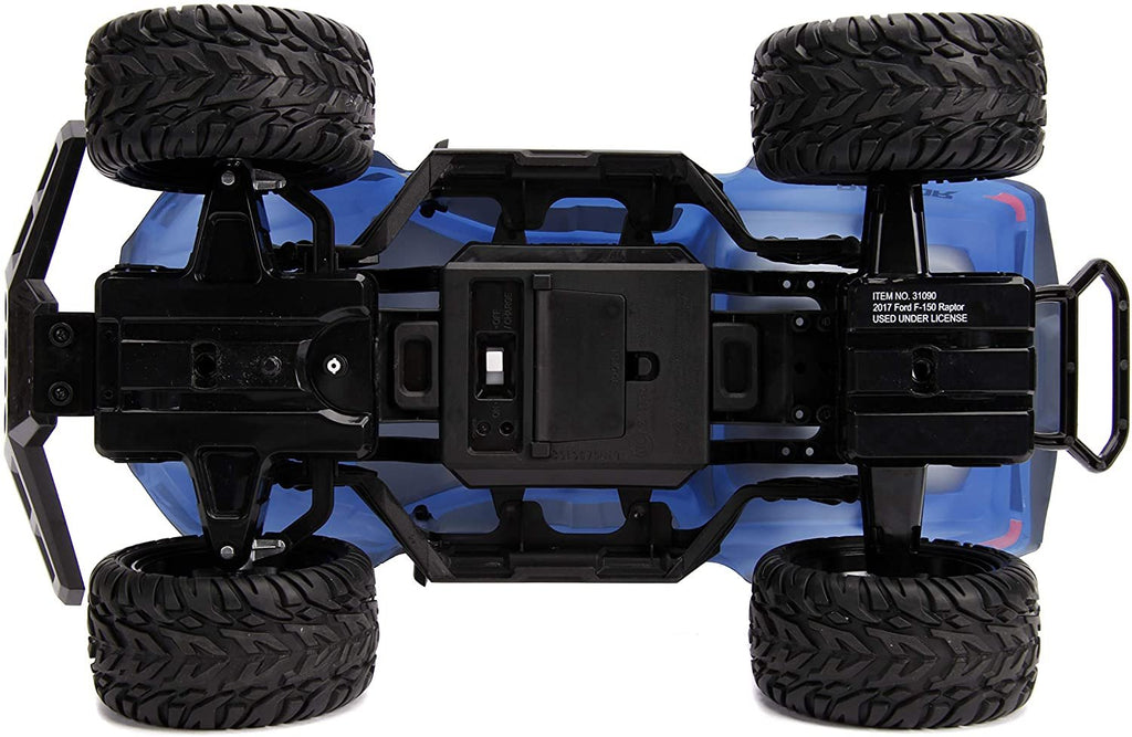 Jada Toys Just Trucks 2017 Ford F-150 Raptor Elite 4x4 RC, Blue, 31090