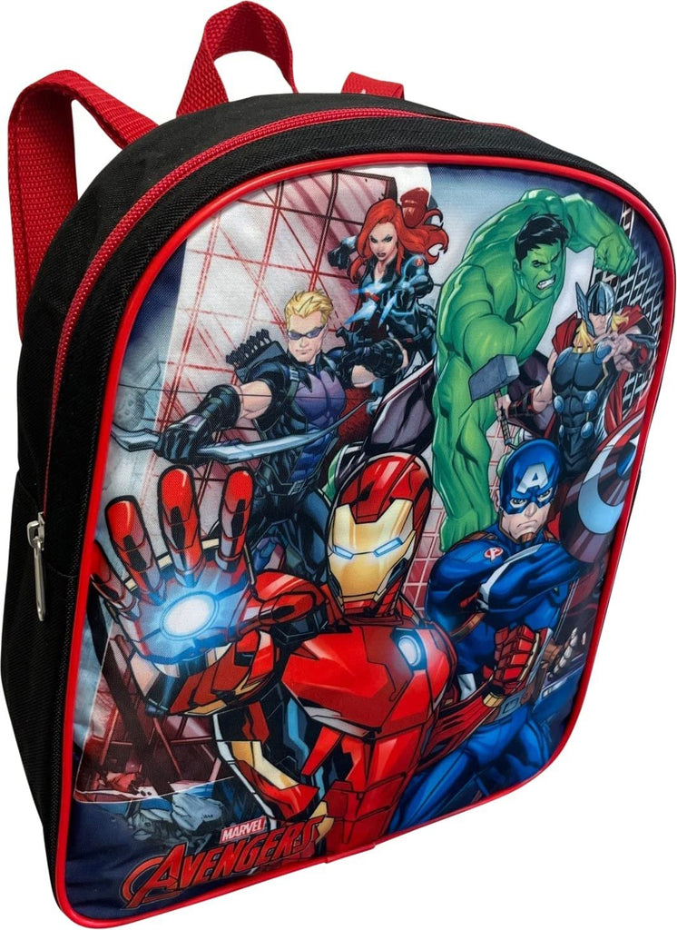 Avengers Toddle Boy 12 Inch Mini Backpack (Black-Red)