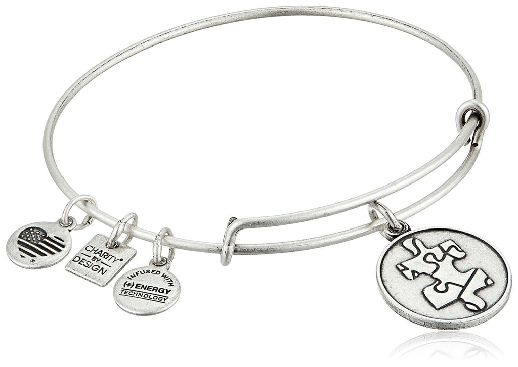 Alex and Ani Charity by Design Piece of The Puzzle National Autism Association Bangle Bracelet