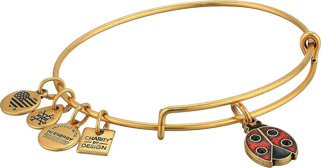 Alex and Ani Women's Charity by Design Ladybug II Bangle Bracelet