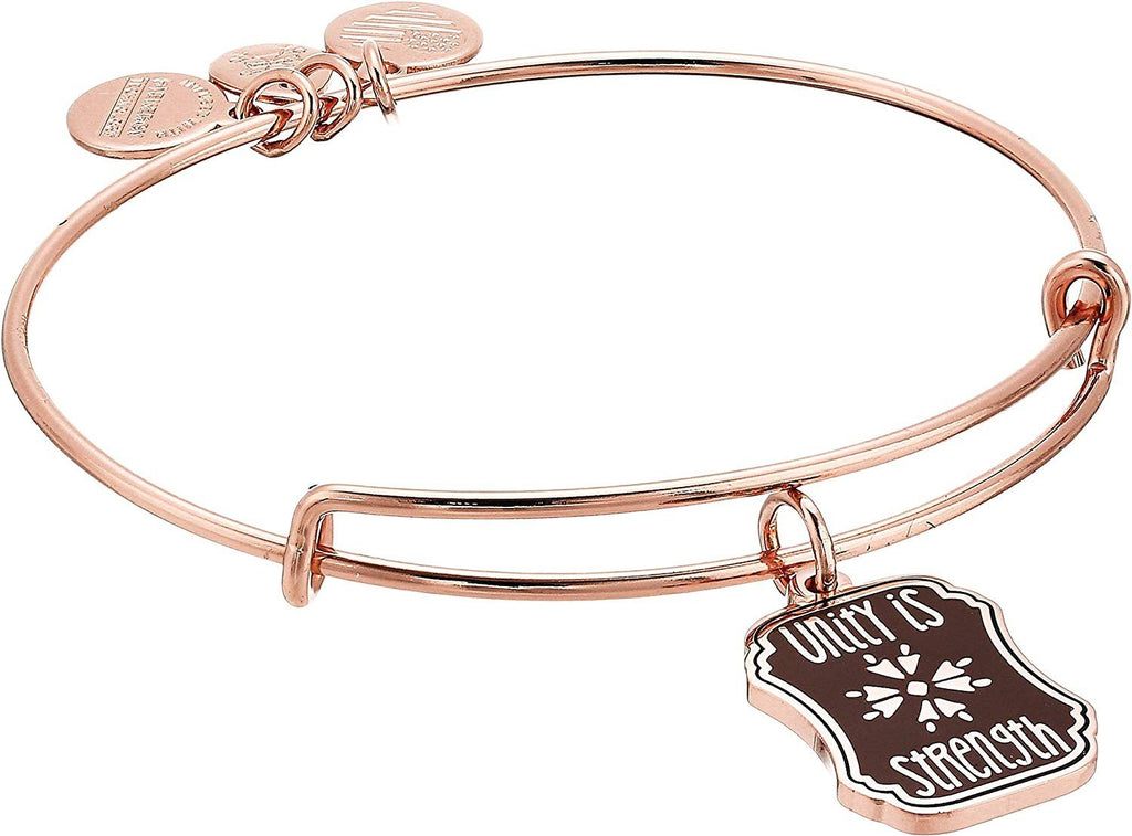 Alex and Ani Womens Words are Powerful Unity is Strength Bangle