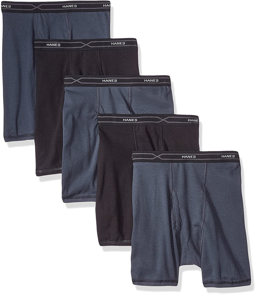 Hanes Men's 5-Pack X-Temp Comfort Cool Assorted Boxer Briefs