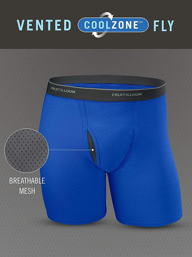 Fruit of the Loom Men's Coolzone Boxer Briefs (Assorted Colors)