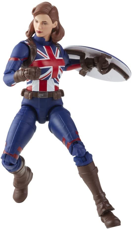 Marvel Legends Series 6-inch Scale Action Figure Toy Marvel’s Captain Carter, Premium Design, 1 Figure, 1 Accessory, and 2 Build-a-Figure Parts