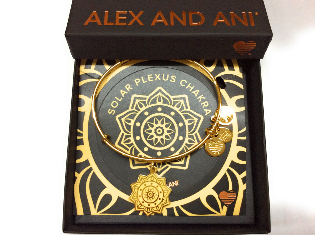 Alex and Ani Womens The Solar Plexus Chakra Bangle