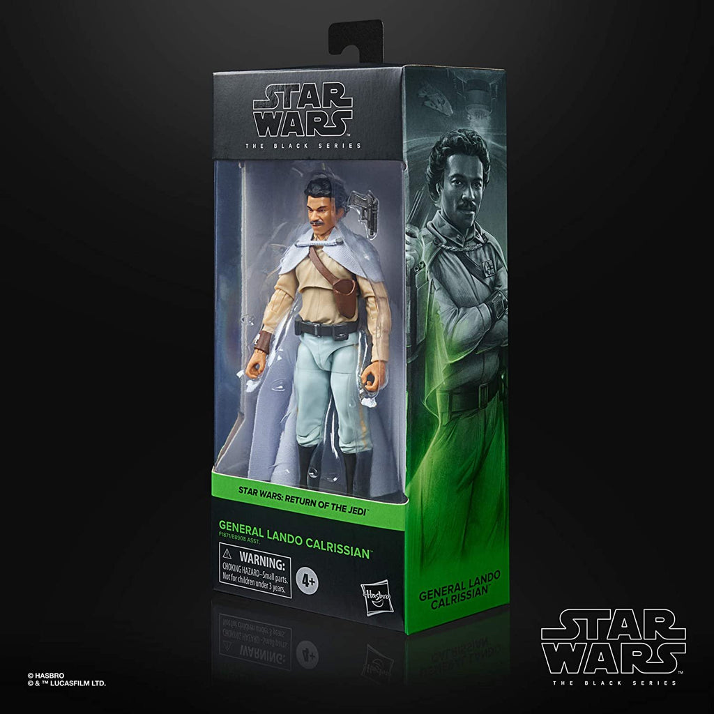 Star Wars The Black Series General Lando Calrissian Toy 6-Inch-Scale Return of The Jedi Collectible Figure, Kids Ages 4 and Up,F1871