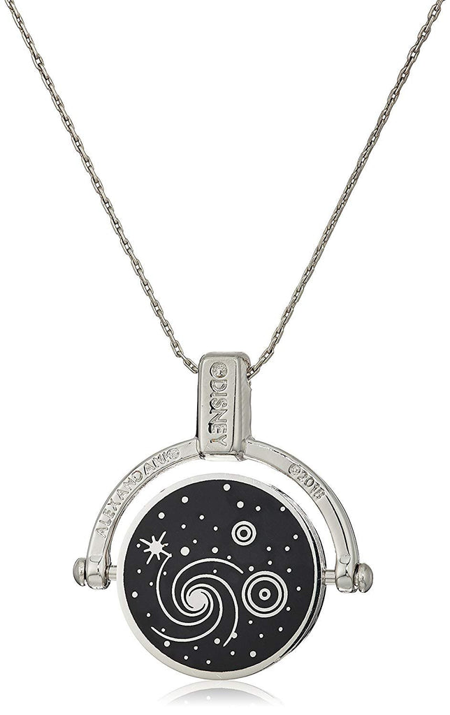 Alex and Ani Women's Wrinkle in Time - Dark and Stormy Night Spinner Expandable Necklace