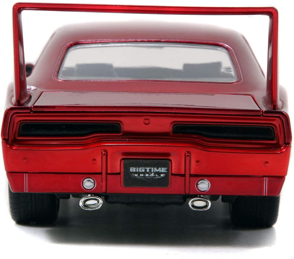 Jada Toys Fast & Furious Dom's Dodge Charger Daytona DIE-CAST Car, 1: 24 Scale Red (97060)