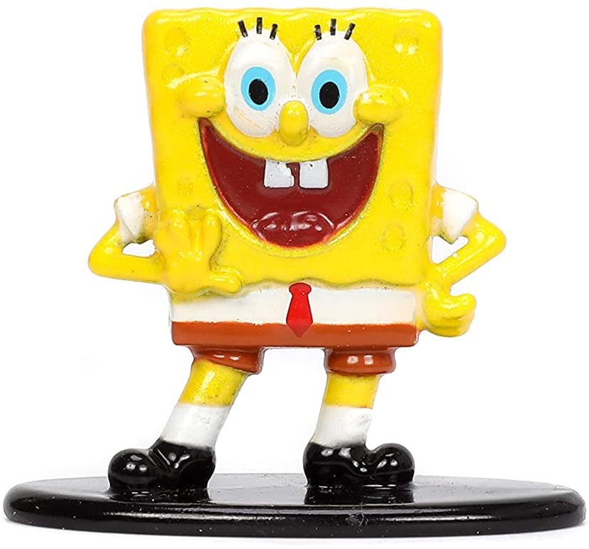 Jada Toys Spongebob Squarepants 1:32 1980 Chevy Blazer K5 Die-cast Car and 1.65" Spongebob Figure, Toys for Kids and Adults, 31798