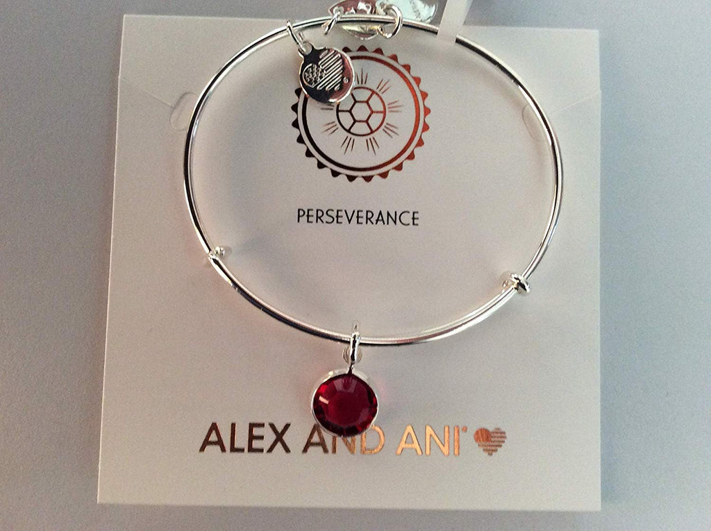 Alex and Ani January Color Code Shiny Silver NWTBC